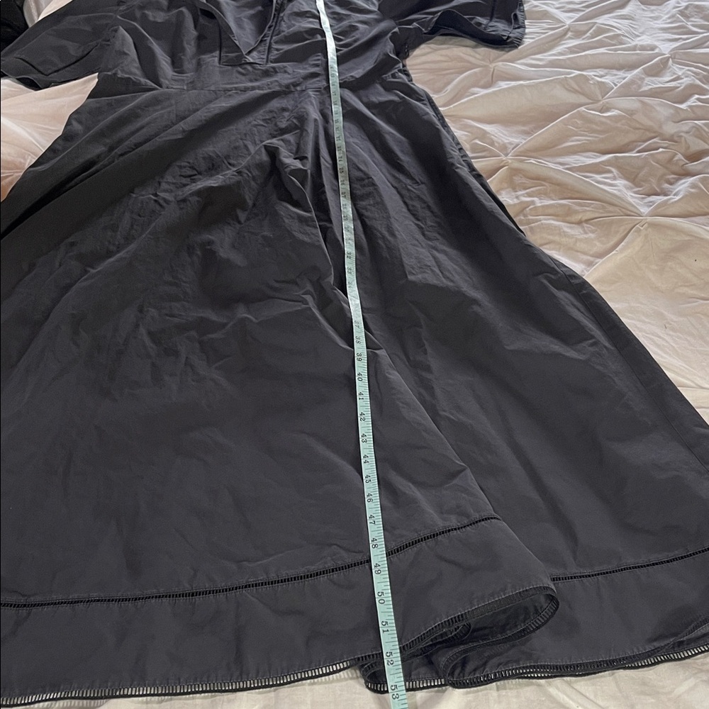 Róhe Black Ladder Embroidered 100% Cotton Dress - Picture 14 of 15